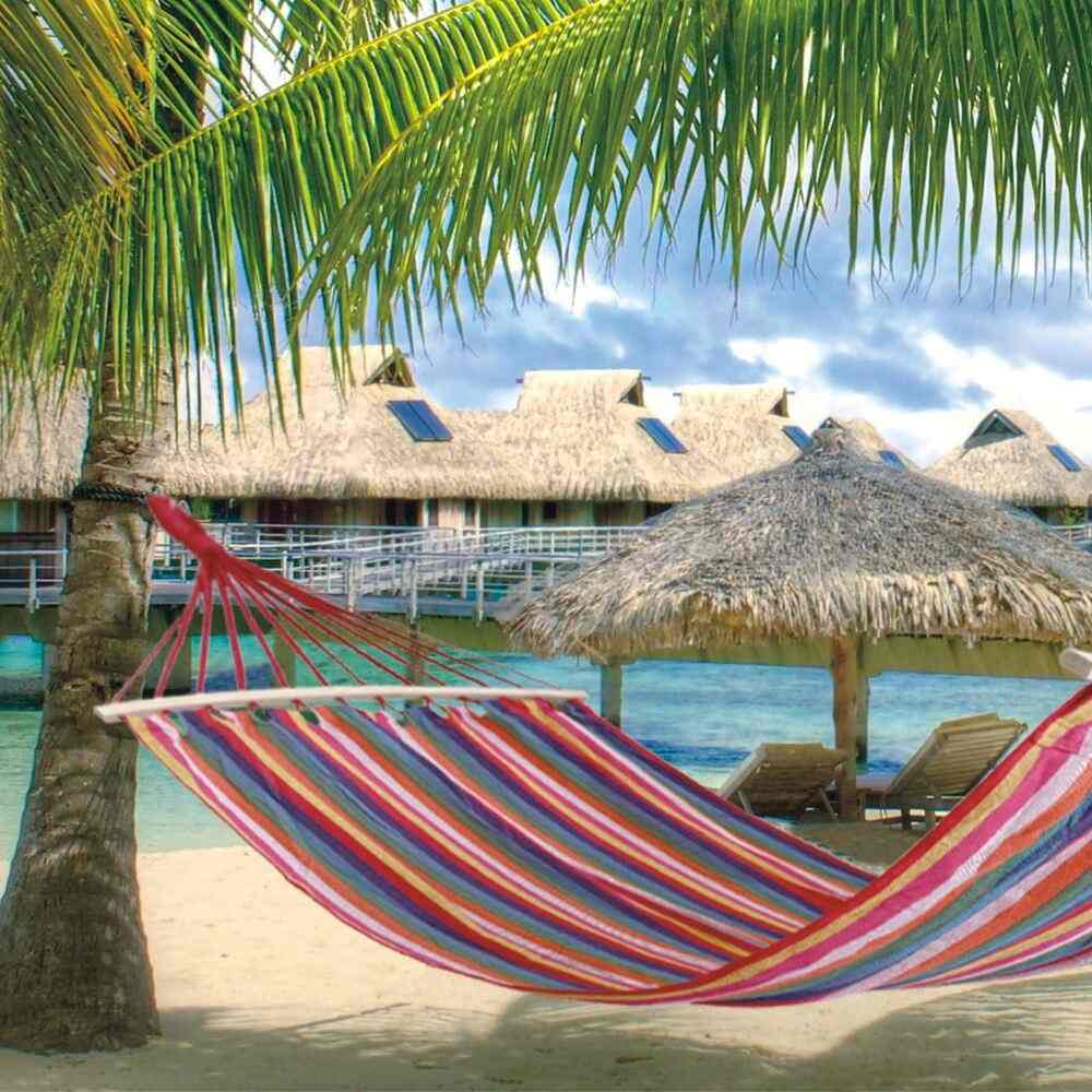 Αιώρα Μονή Υφασμάτινη Ριγέ Πολύχρωμη 200x100cm