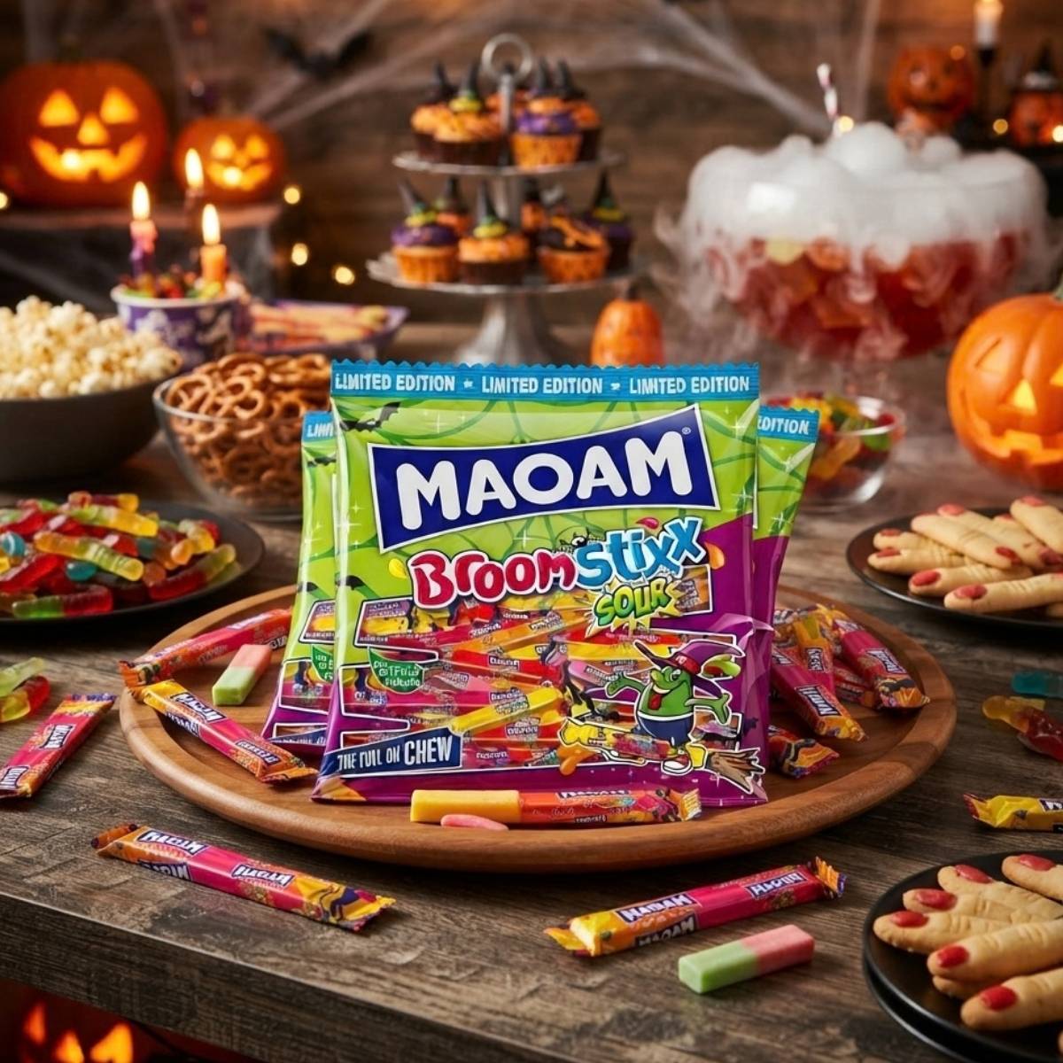 Haribo Maoam Broom Stixx Sour Limited Edition