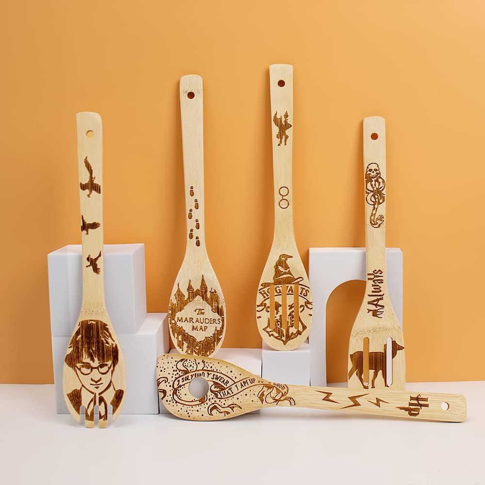 Ξύλινες Κουτάλες Harry Potter Wooden Cooking Set