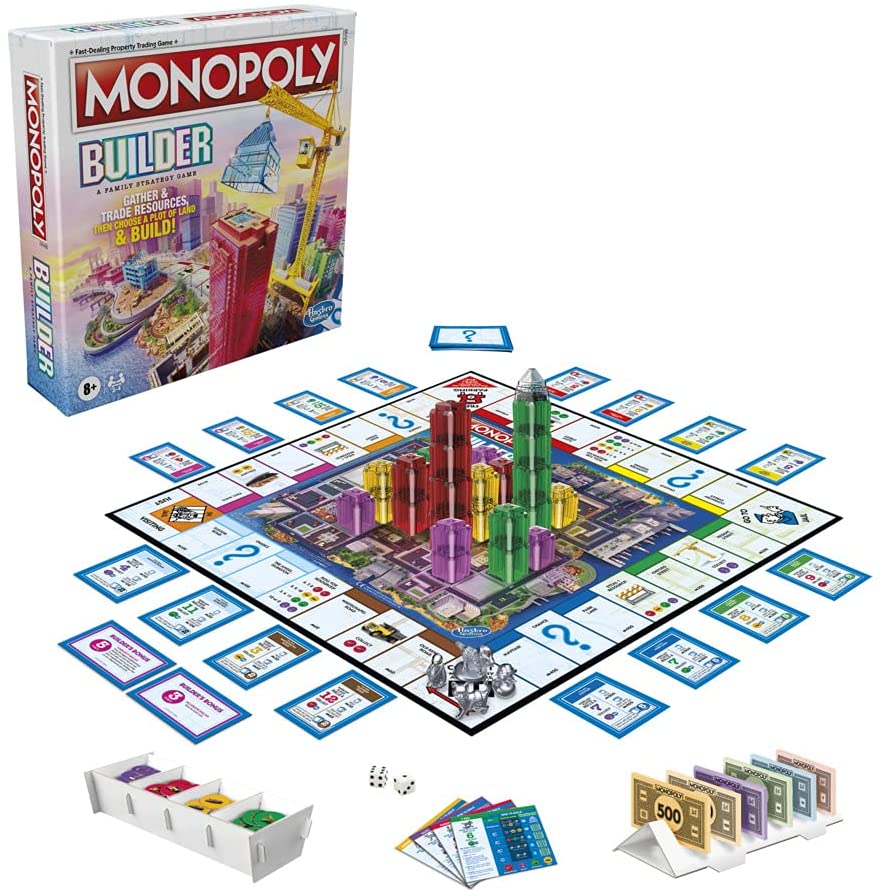 Επιτραπέζιο Monopoly Builder Hasbro (Στα Αγγλικά)