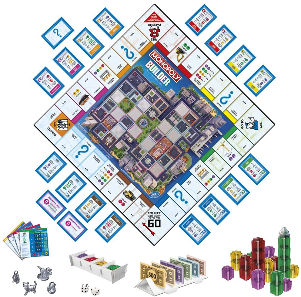 Επιτραπέζιο Monopoly Builder Hasbro (Στα Αγγλικά)