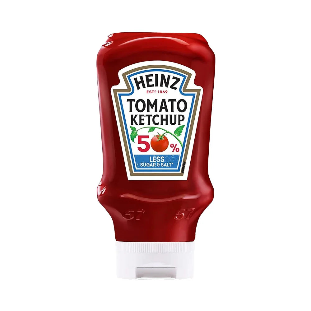 Κέτσαπ με Λιγότερη Ζάχαρη και Αλάτι Heinz Ketchup Less Sugar and Salt 435g