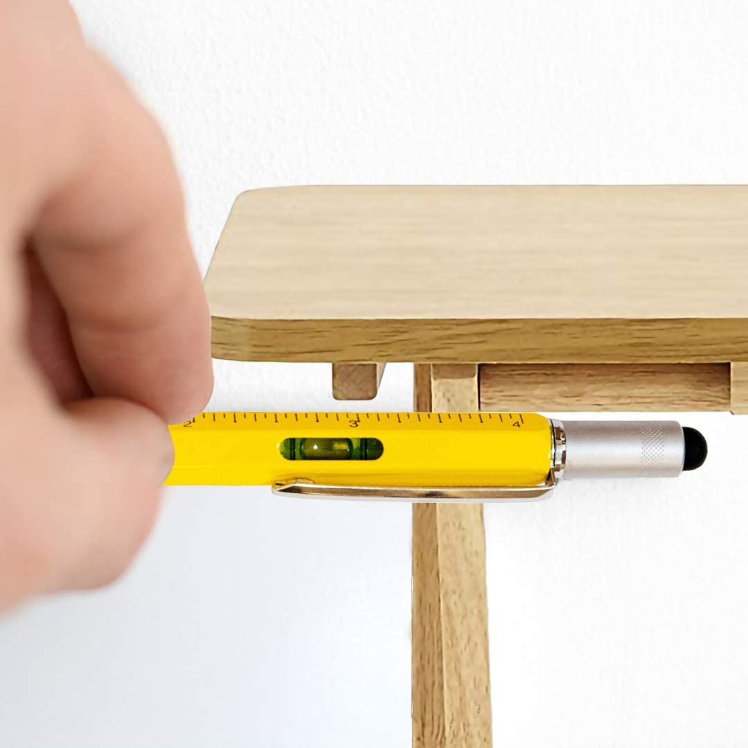 Στυλό Πολυεργαλείο 6 σε 1 Hongred Multi Tool Pen Ballpoint Yellow