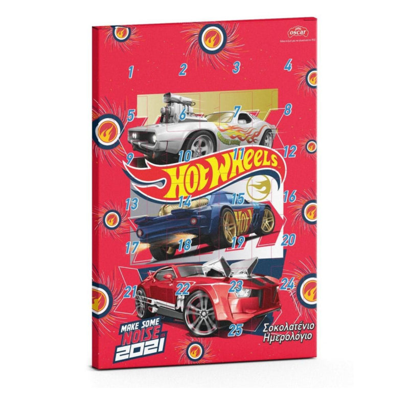 Σοκολατάκια Χριστουγεννιάτικο Ημερολόγιο Hot Wheels Christmas Advent Calendar