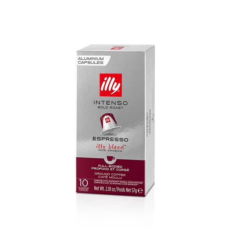 illy Intenso Roast Arabica Blend Compatible Capsules with Nespresso 10caps-B