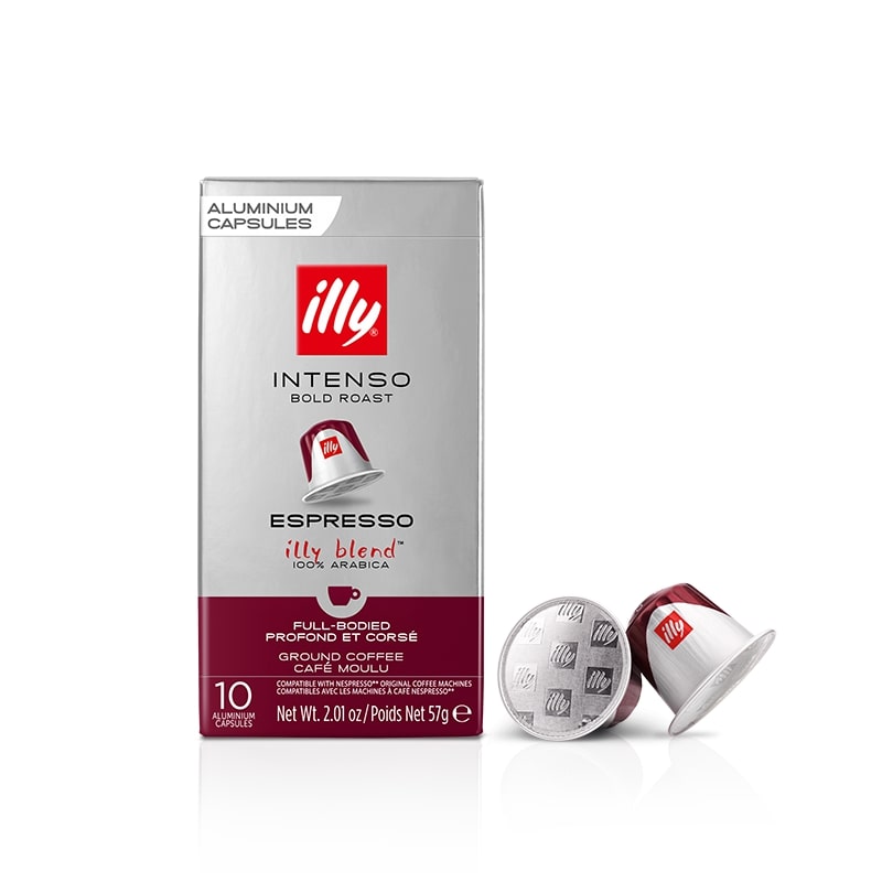 illy Intenso Roast Arabica Blend Compatible Capsules with Nespresso 10caps-C