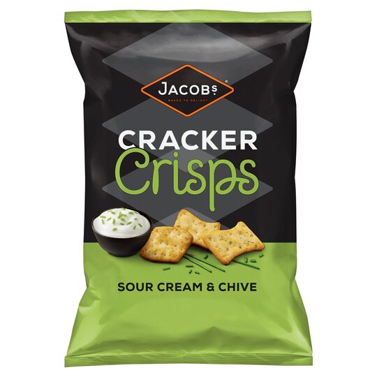 Κράκερ Jacobs Cracker Crisps Sour Cream Chive 150g