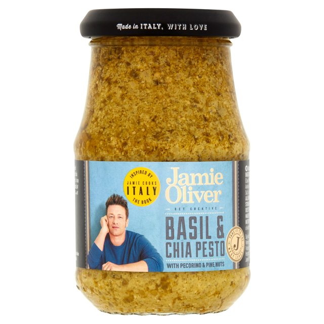 Σάλτσα Πέστο Jamie Oliver Basil and Chia Pesto 190g