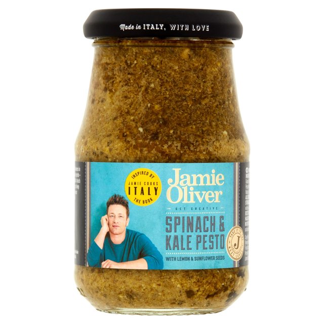 Σάλτσα Πέστο Κάλε Σπανάκι Jamie Oliver Spinach Kale Pesto 190g