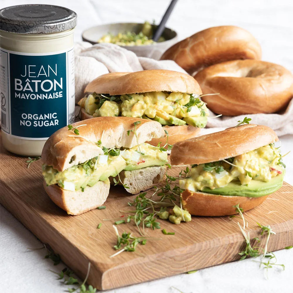 Μαγιονέζα Βιολογική Jean Baton Mayonnaise Organic No Sugar 235g