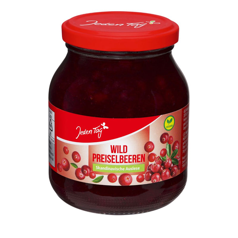 Μαρμελάδα Με Άγρια Κράνμπερι Jeden Tag Wild Preiselbeeren