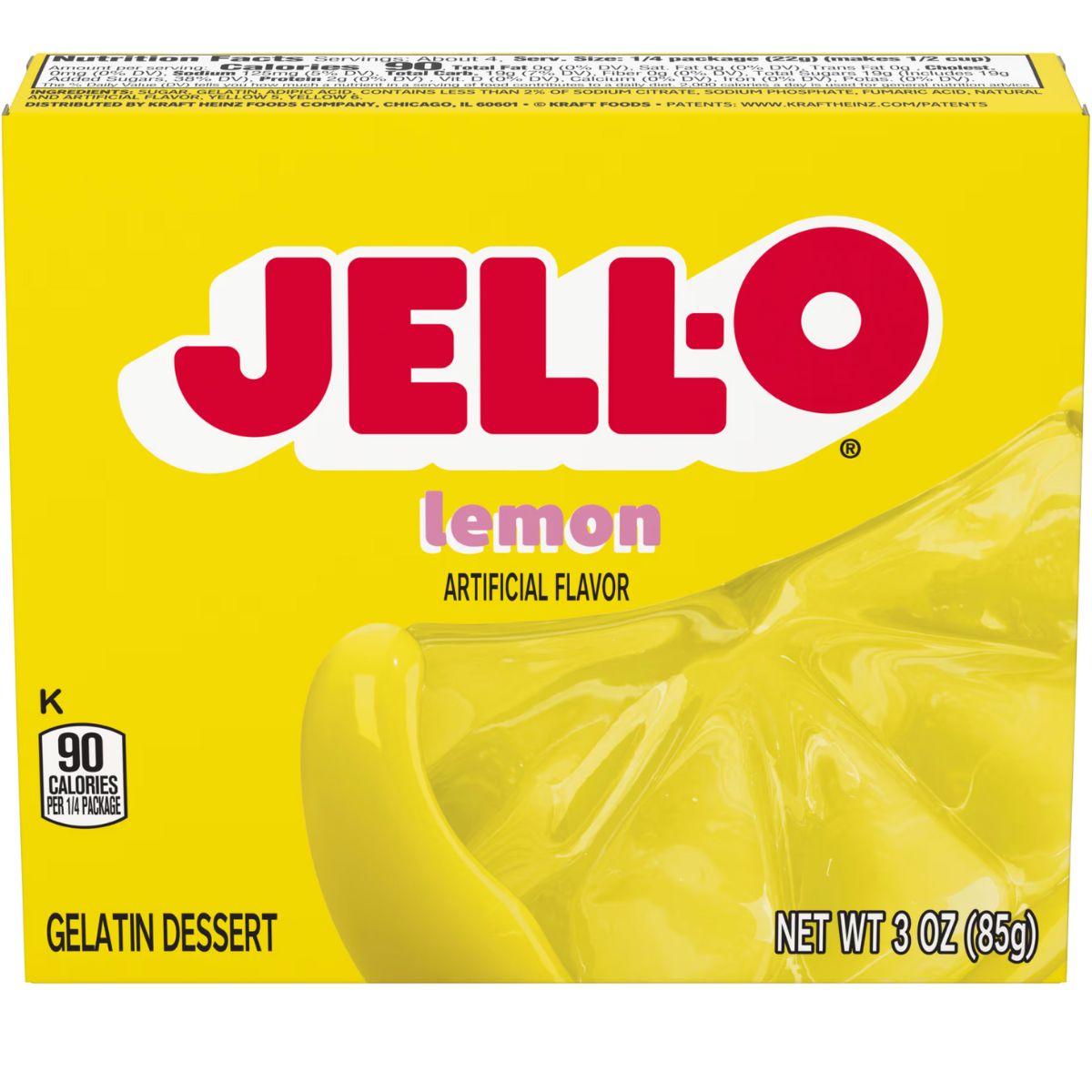 Ζελέ Λεμόνι Επιδόρπιο Jello Lemon