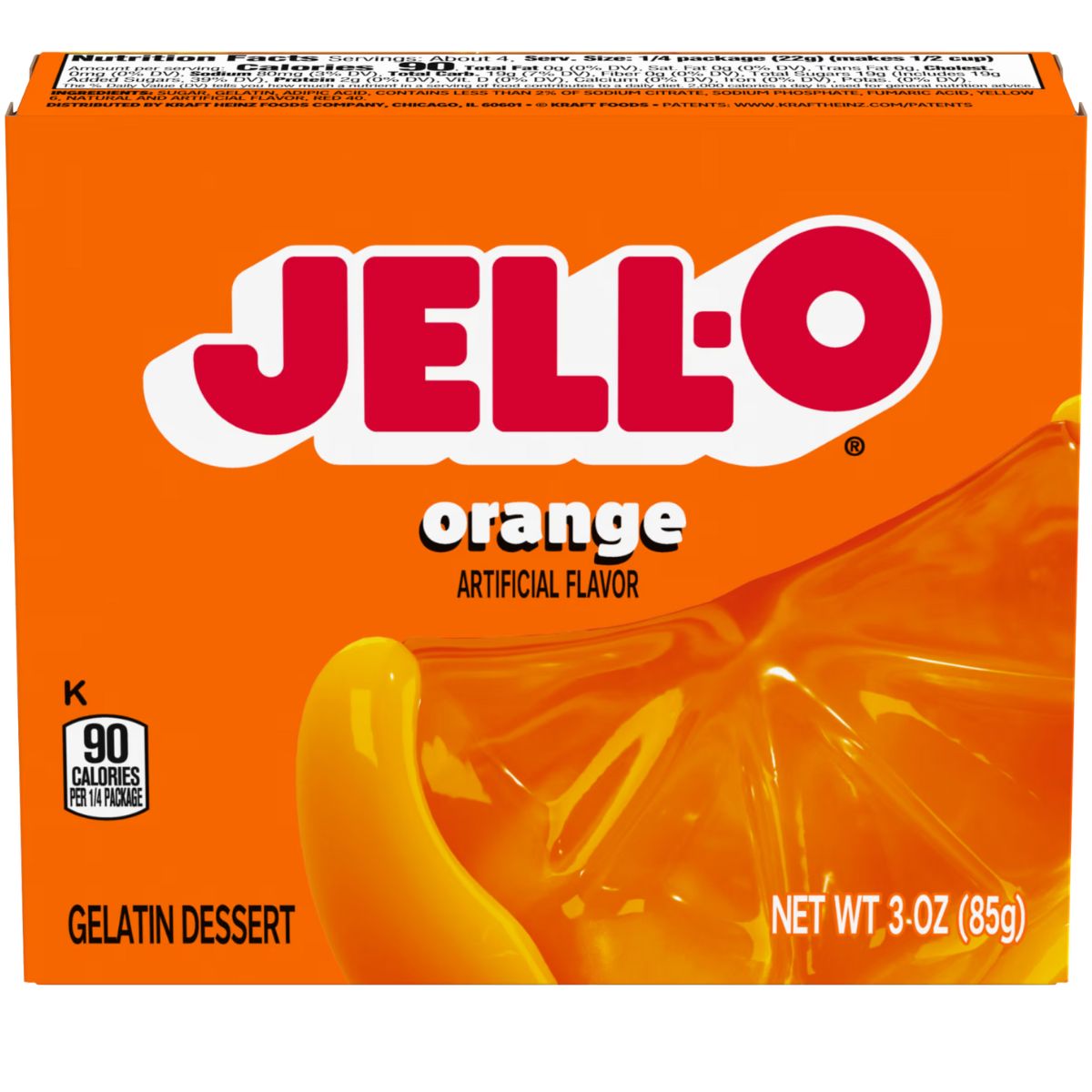 Ζελέ Πορτοκάλι Επιδόρπιο Jello Orange