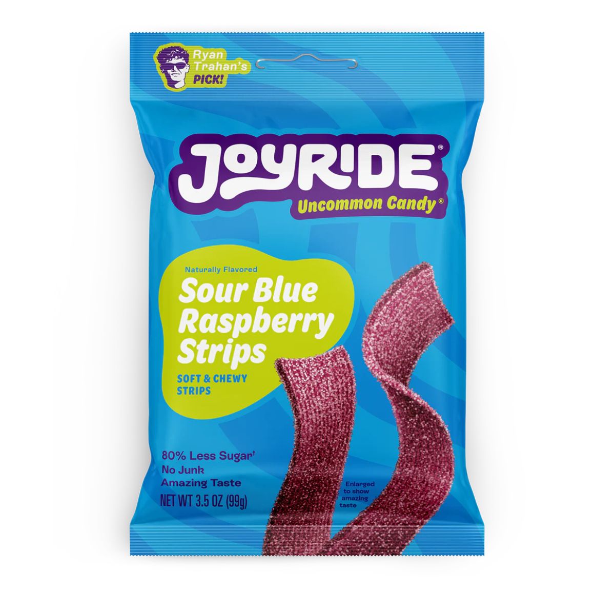 Ζελεδάκια Joyride Uncommon Candy Sour Blue Raspberry Strips