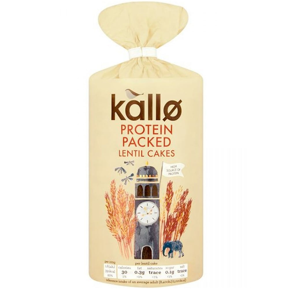 Γκοφρέτες Φακής Kallo Protein Packed Lentil Cakes 100g