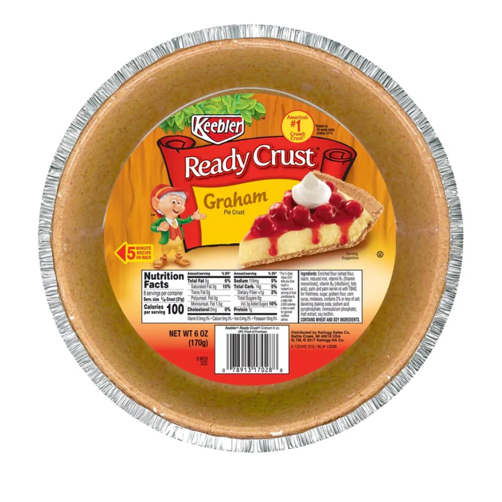 Βάση Μπισκότου Για Γλυκά keebler Graham Ready Pie Crust