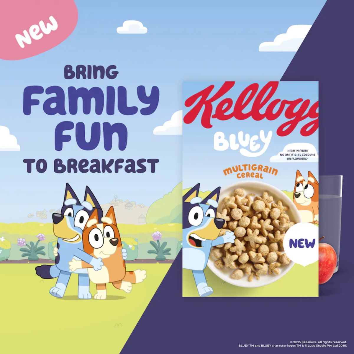 Δημητριακά Ολικής Άλεσης Kelloggs Bluey Multigrain Cereal