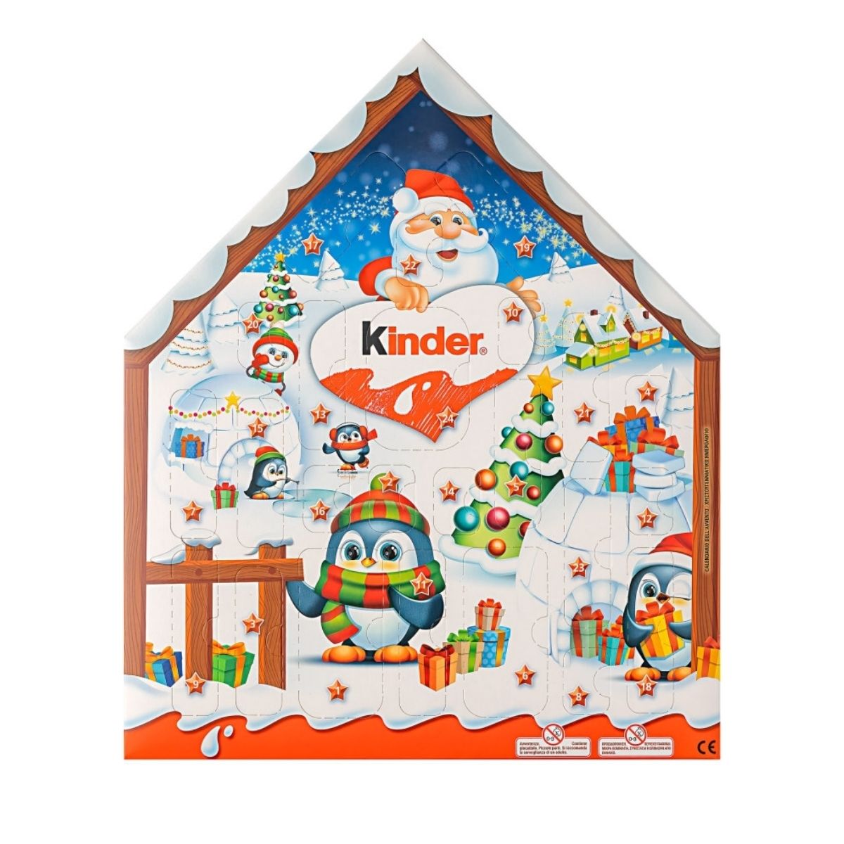 Σοκολατάκια Χριστουγεννιάτικο Ημερολόγιο Σπιτάκι Kinder Christmas Chalet Advent Calendar