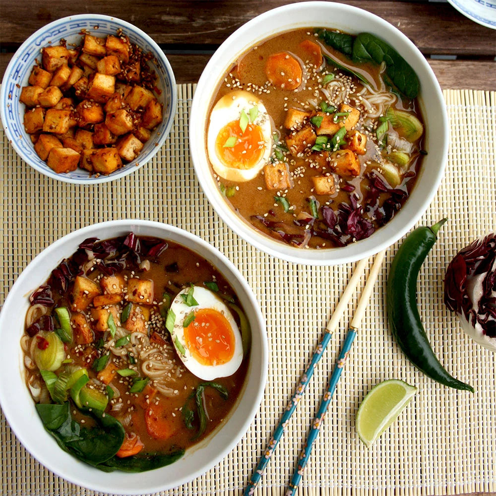 Σετ Υλικών Ράμεν Νουντλς King Soba Organic Ramen Brown Rice Noodle Kit Gluten Free 190g