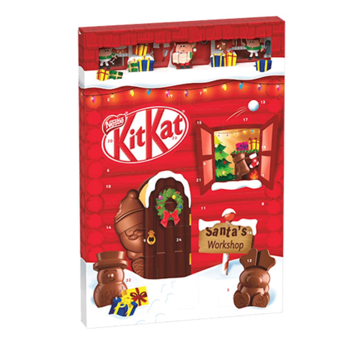 Σοκολατάκια Χριστουγεννιάτικο Ημερολόγιο Kit Kat Santa's Workshop Advent Calendar
