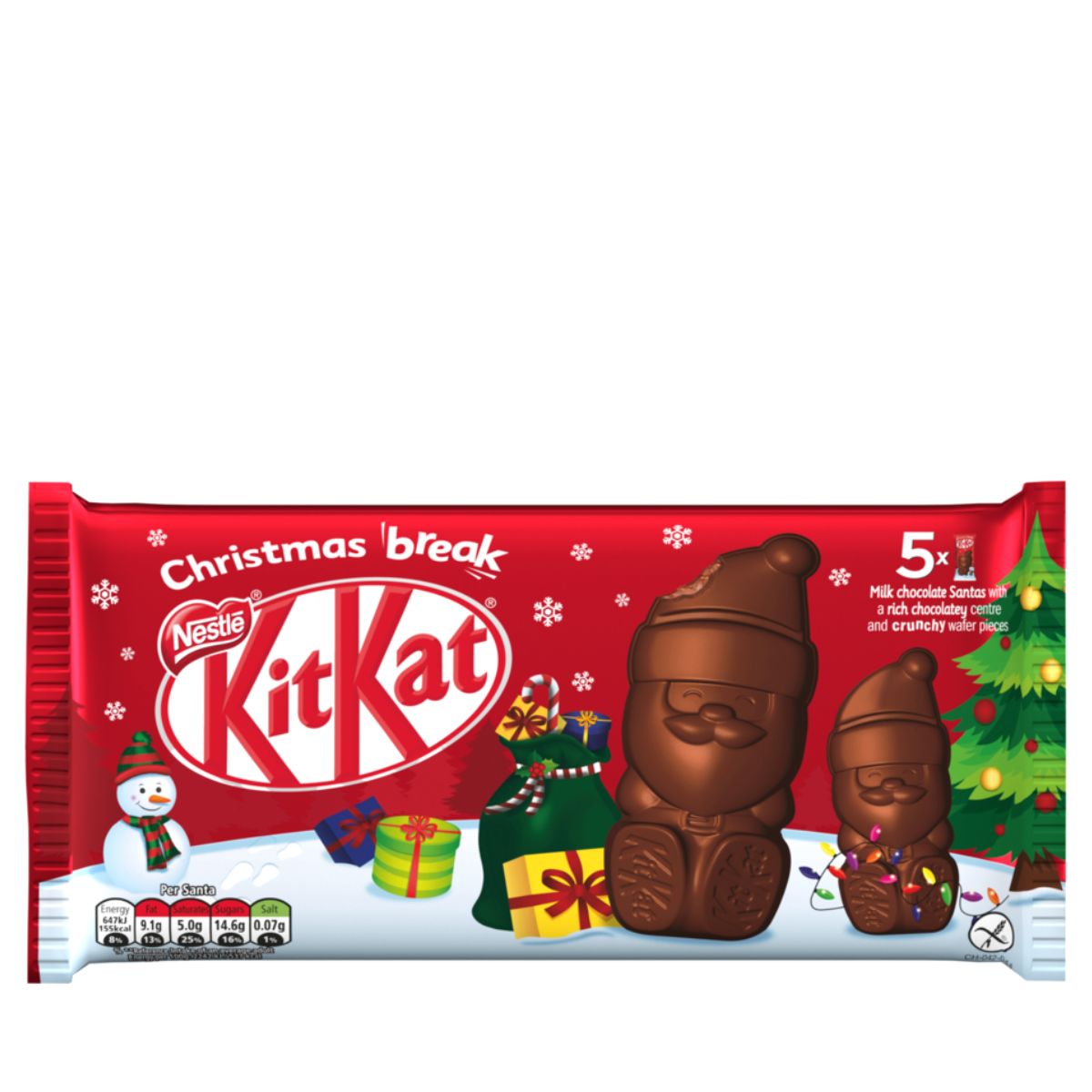 Σοκολάτες Φιγούρες Χριστουγεννιάτικες Kit Kat Christmas Break Santas