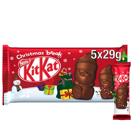 Σοκολάτες Φιγούρες Χριστουγεννιάτικες Kit Kat Christmas Break Santas