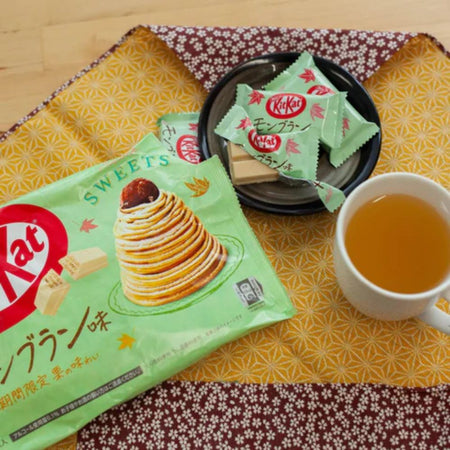 Γκοφρετάκια με Κάστανο και Λικέρ Mini Kit Kat Mont Blanc Japanese Edition