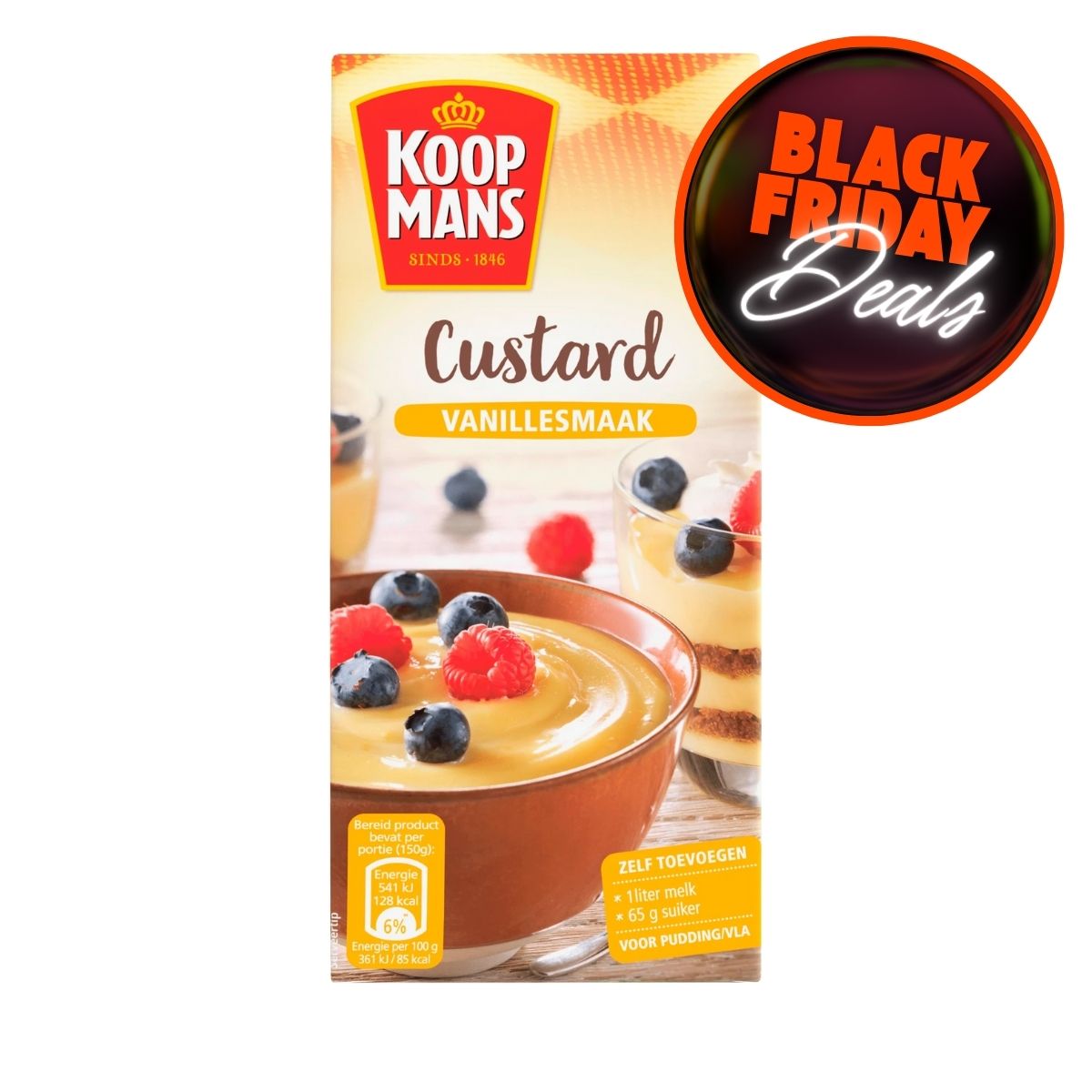 Κρέμα Κάσταρντ Με Άρωμα Βανίλιας Koopmans Custard Vanillesmaak