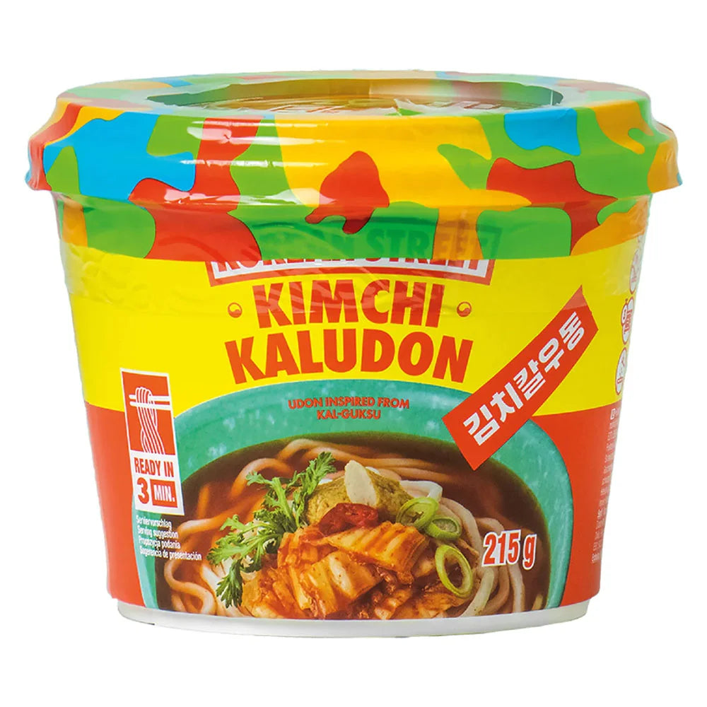 Στιγμιαία Νουντλς Korean Street Kimchi Kaludon Instant Noodle Bowl 215g
