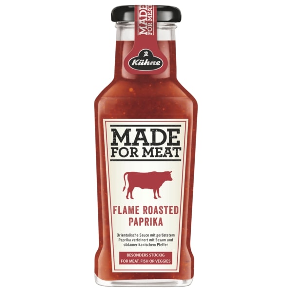 Σάλτσα Kuhne Made For Meat Flame Roasted Paprika Sauce 235ml