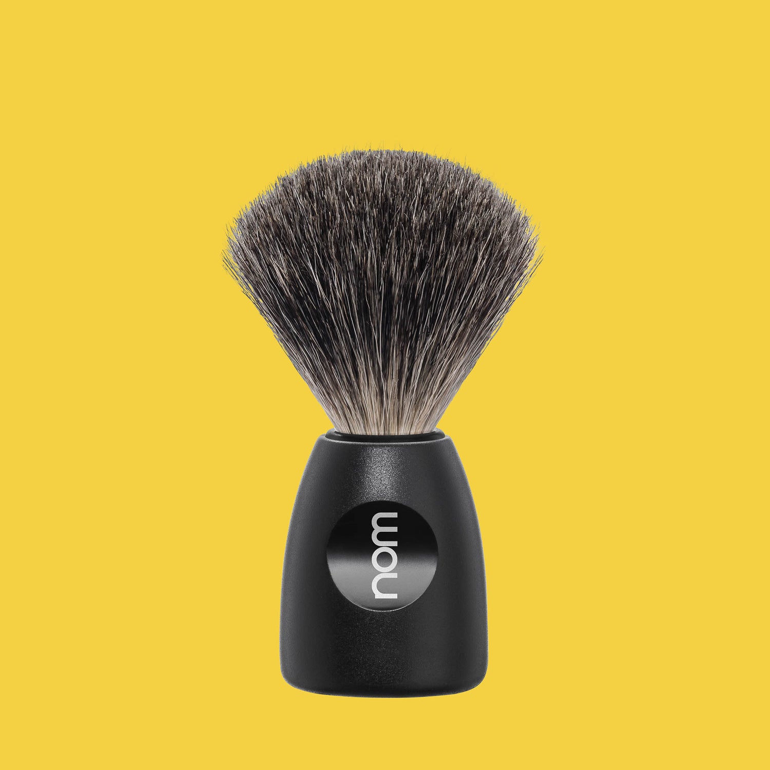 Πινέλο Ξυρίσματος με Γνήσια Τρίχα Ασβού Nom Lasse Pure Badger Brush Black