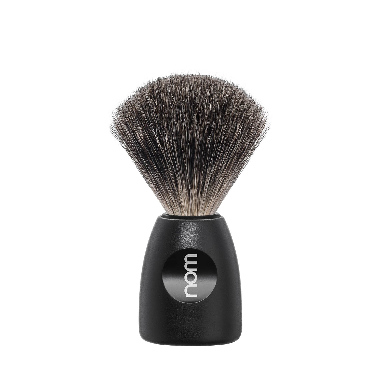 Πινέλο Ξυρίσματος με Γνήσια Τρίχα Ασβού Nom Lasse Pure Badger Brush Black