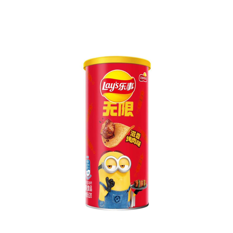 Πατατάκια με γεύση Μπάρμπεκιου Lays Potato Chips Minions Limited Edition BBQ