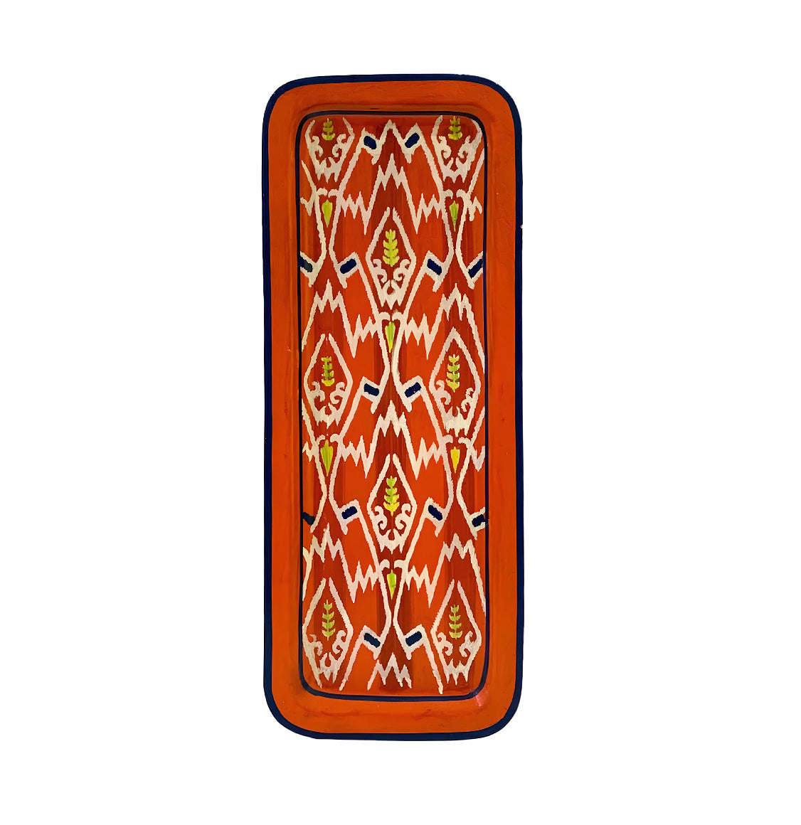 Δίσκος Les Ottomans Iron Tray Ikat Red