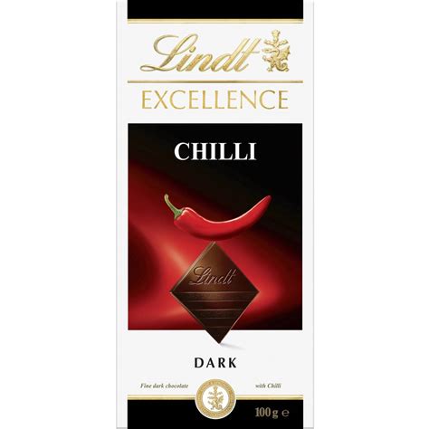 Σοκολάτα Υγείας με Τσίλι Lindt Excellence Chili Dark Chocolate 100g