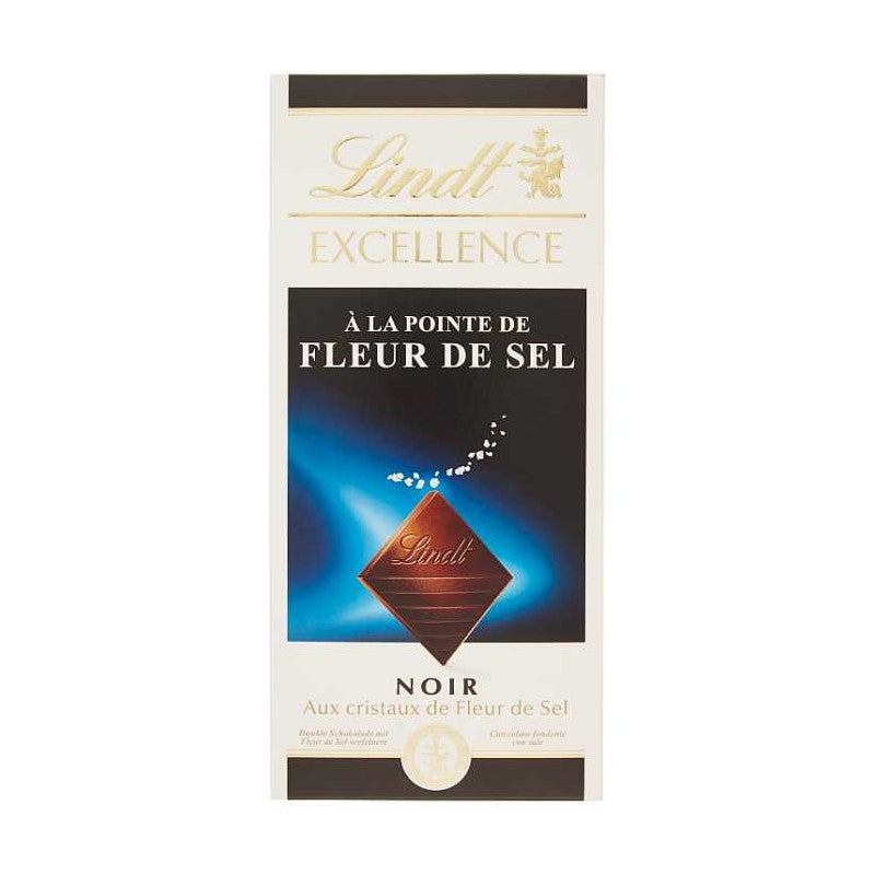 Σοκολάτα Υγείας με Θαλασσινό Αλάτι Lindt Excellence Fleur De Sel 100g