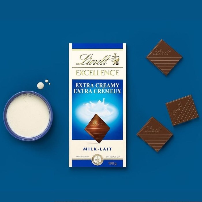 Σοκολάτα Γάλακτος Lindt Excellence Extra Creamy Milk Chocolate 100g