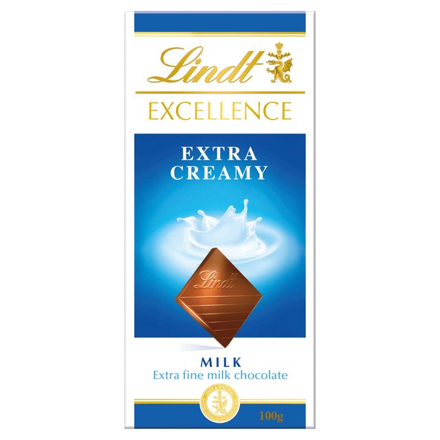 Σοκολάτα Γάλακτος Lindt Excellence Extra Creamy Milk Chocolate 100g