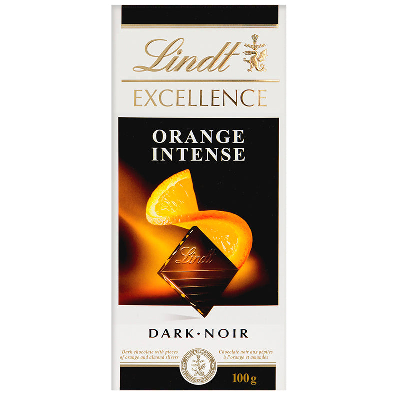 Σοκολάτα Υγείας με Πορτοκάλι Lindt Excellence Intense Orange Dark Chocolate 100g