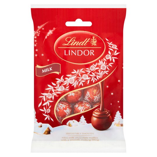 Χριστουγεννιάτικα Σοκολατάκια Γάλακτος Christmas Lindt Lindor Milk 80g