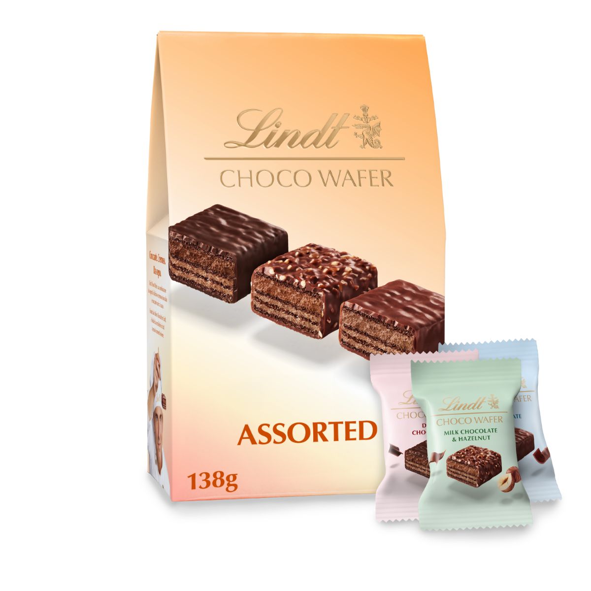 Γκοφρετάκια σε Διάφορες Γεύσεις Lindt Choco Wafer Assorted