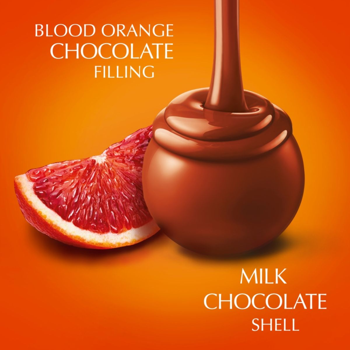 Lindt Lindor Blood Orange Milk Chocolate Truffle Box