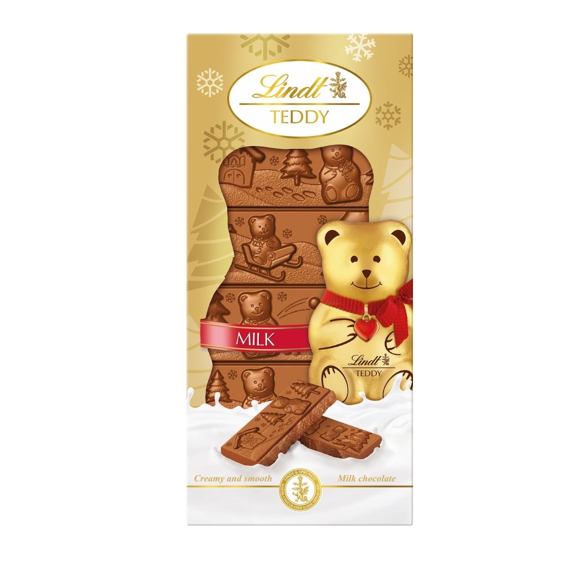 Σοκολάτα Χριστουγεννιάτικη Γάλακτος Lindt Teddy Milk Chocolate Bar