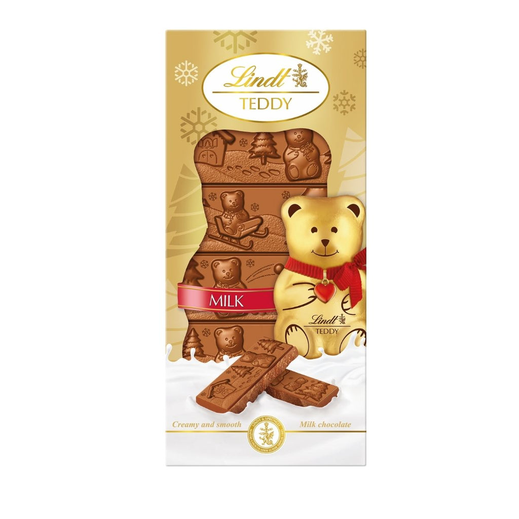 Σοκολάτα Χριστουγεννιάτικη Γάλακτος Lindt Teddy Milk Chocolate Bar