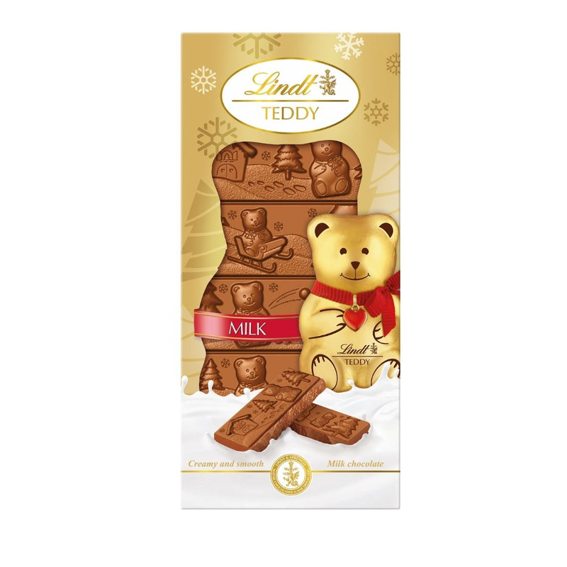 Σοκολάτα Χριστουγεννιάτικη Γάλακτος Lindt Teddy Milk Chocolate Bar