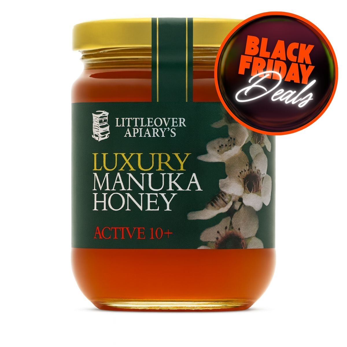 Μέλι Littleover Apiarys Luxury Manuka Honey Active 10+