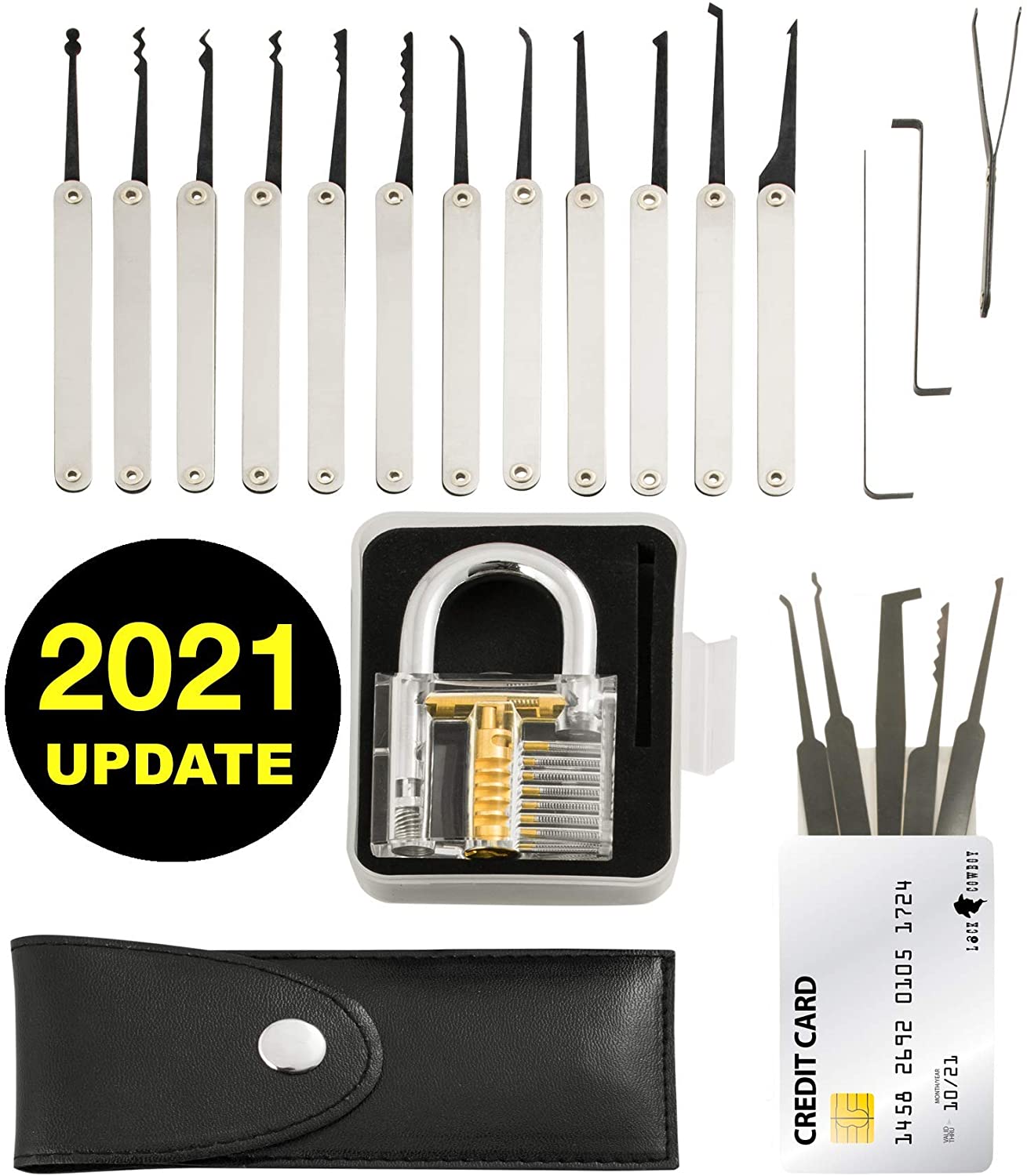 Σετ Εργαλείων Ξεκλείδωμα Κλειδαριών LockCowboy Lock Pick Set 20 Τεμαχίων