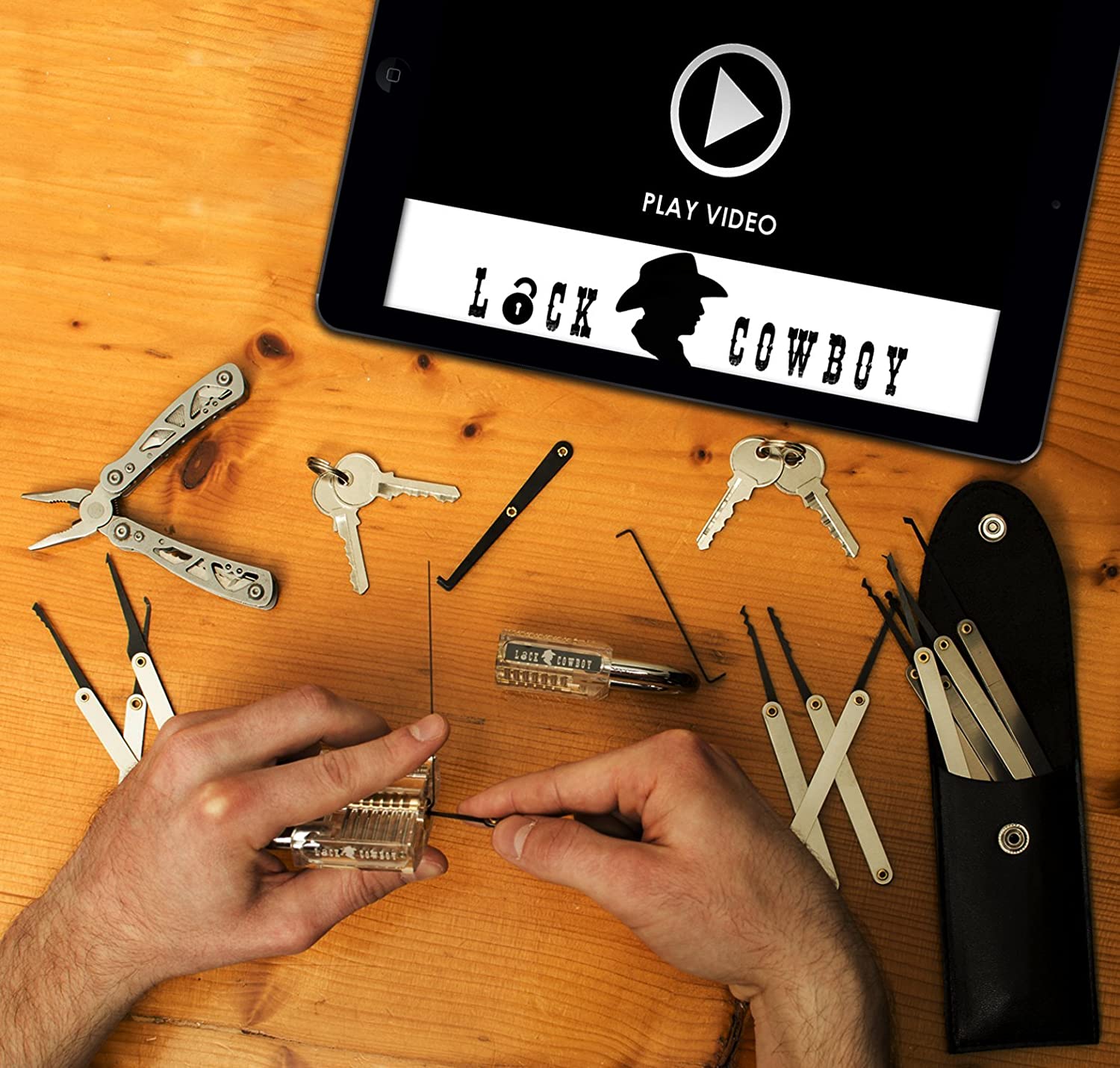 Σετ Εργαλείων Ξεκλείδωμα Κλειδαριών LockCowboy Lock Pick Set 20 Τεμαχίων