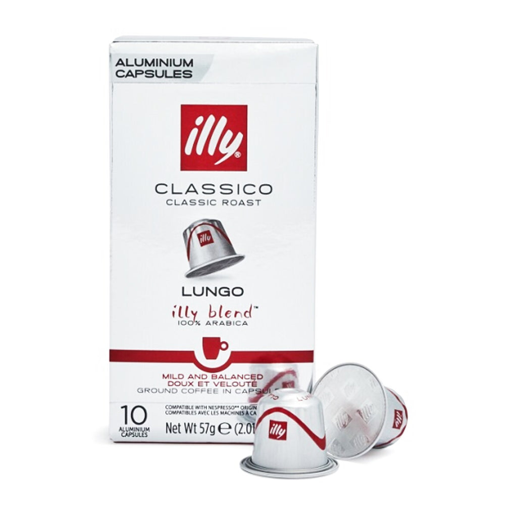 illy Espresso Classico Lungo Arabica Blend Compatible With Nespresso Machine 10caps