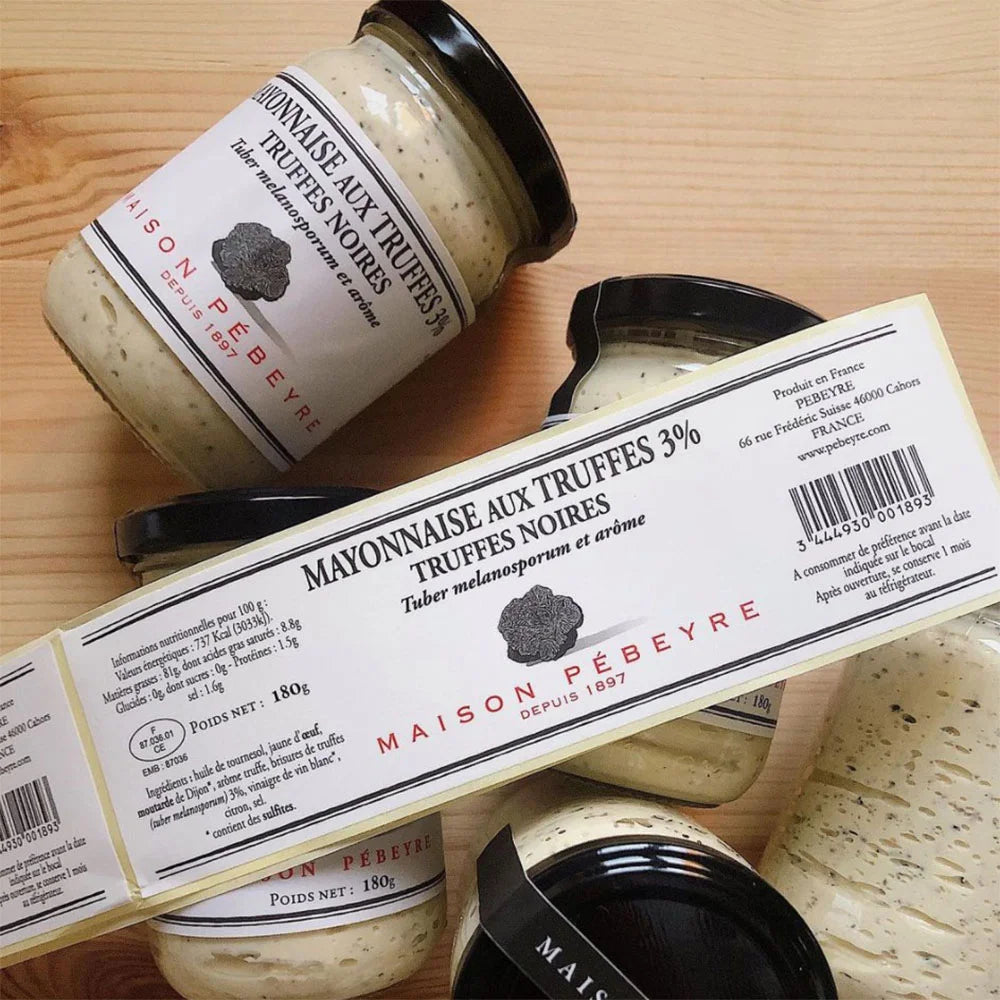 Μαγιονέζα Με Λευκή Τρούφα Maison Pebeyre Mayonnaise Aux Truffes 180g